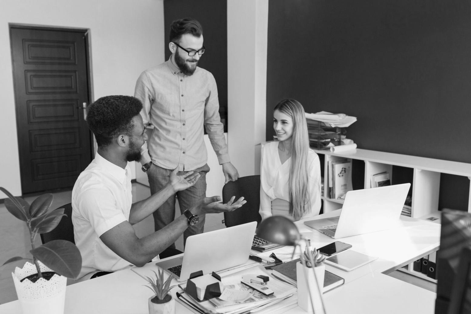 Professional consultation meeting showing personalized investment planning discussion